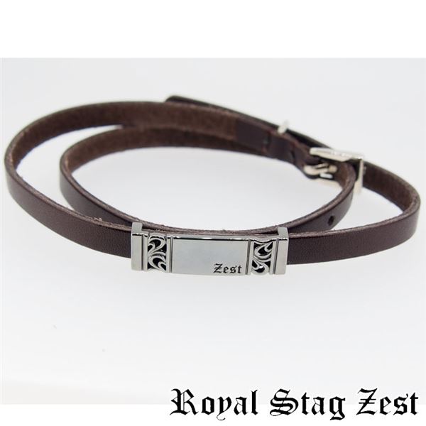sbr25-010 Royal Stag ZEST(ロイヤル・スタッグ・ゼスト) 天然石数珠ブレスレット・レザーブレスレット メンズf00