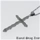sn25-004 Royal Stag ZEST（ロイヤル・スタッグ・ゼスト） クロスシルバーネックレス メンズ - 縮小画像6