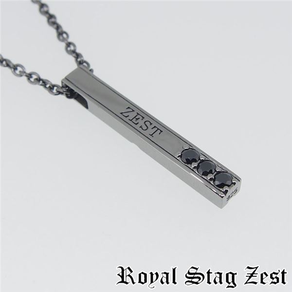 sn25-007 Royal Stag ZEST(ロイヤル・スタッグ・ゼスト) シルバーネックレス メンズf00