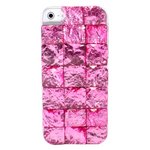 aglowDESIGN iPhone5/5s　クリスタルキューブケース　ピンク
