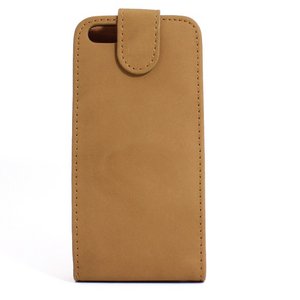 aglowDESIGN　iPhone5/5s　縦開きスエードレザー　ベージュ