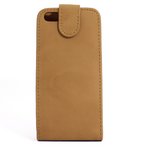 aglowDESIGN　iPhone5/5s　縦開きスエードレザー　ベージュ