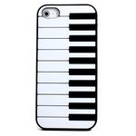 aglowDESGN　iPhone5/5s　ピアノシリコンケース　ブラック