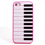 aglowDESGN　iPhone5/5s　ピアノシリコンケース　ピンク