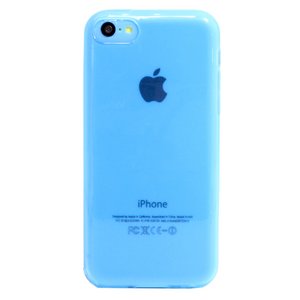 aglowDESIGN　iPhone5c　TPUケース　ブルー - 拡大画像