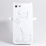 aglowDESIGN　iPhone5 悪魔シリコンケース　ホワイト
