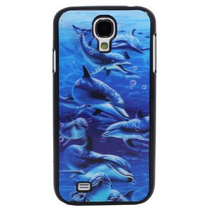 aglowDESIGN　GALAXY S4 SC-04E ３Dプラスチックケース　ドルフィン