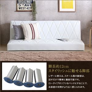 レザーソファーベッド/ローソファー 【2.5人掛け ブラック】 3段階リクライニング 『Wyatt-ワイアット-』 【完成品】 レザーソファーベッド/ローソファー 【2.5人掛け ブラック】 3段階リクライニング 『Wyatt-ワイアット-』 【完成品】