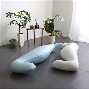 ビーズクッション Dugong専用カバー 単品 【ショートタイプ/ブルー】 ウォッシャブル 『Dugong-ジュゴン-』 ビーズクッション Dugong専用カバー 単品 【ショートタイプ/ブルー】 ウォッシャブル 『Dugong-ジュゴン-』
