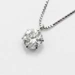 プラチナ1.7ct一粒石天然ダイヤモンドペンダント