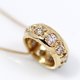 18金イエローゴールド　0.2ct　天然ダイヤモンド　エタニティ　リング　ペンダント　ネックレス - 縮小画像1