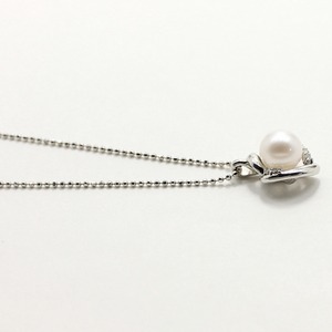 7mm珠 あこや本真珠 ダイヤモンドペンダント