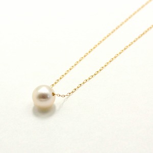 18金 7mm珠　あこや本真珠　ペンダント