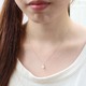 プラチナ アコヤ真珠 ダイヤモンドペンダント/ネックレス - 縮小画像5