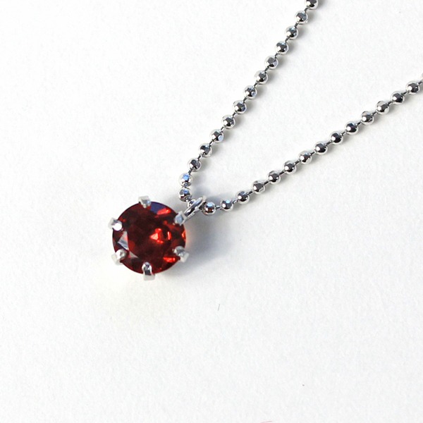 0.5ct ガーネットペンダントf00