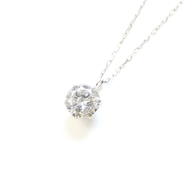 造幣局刻印 純プラチナ 0.5ct ダイヤモンドペンダントf00
