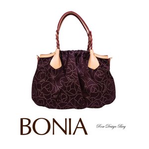 BONIA(ボニア)ジャガードローズプリントバッグミニ/本革/シンプル/レディース/2way【boniabag-101】【860045-101-09】