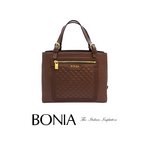 BONIA(ボニア)レザーキルティングバッグ/本革/牛革/シンプル/レディース/2way【boniabag-112】【081111-001】ブラウン