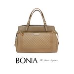 BONIA(ボニア)レザーキルティングミニボストンバッグ/本革/牛革/シンプル/レディース【boniabag-114】【081111-003】ブラウン