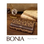 BONIA（ボニア）モノグラムスイート長財布/レディース 【bonia-311】【081112-502】モノグラム/ダークブラウン