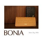 BONIA（ボニア）モノグラム型押しスイート長財布/レディース【bonia-314】【081116-502】イエロー