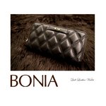 BONIA（ボニア）牛革レザーキルティングラウンド型長財布/レディース【bonia-317】【081122-504-08】