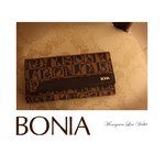 BONIA（ボニア）モノグラム/牛革3つ折り長財布/レディース【bonia-320】【081135-502-15】