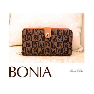 BONIA（ボニア）モノグラム2wayラウンド長財布/レディース【bonia-330】【860522-532】オレンジ
