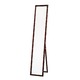 リビングスタンドミラー ブラウン 木製 幅29cm×高さ150cm 木目/飛散防止加工/折りたたみ可/鏡/かがみ/NK-209 - 縮小画像2