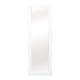 ウォールミラー 幅30cm×高さ90cm 木製 飛散防止加工 壁掛け用ヒモ付き 日本製 ホワイト(白) - 縮小画像2