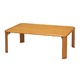 折れ脚テーブル(折りたたみローテーブル) 木製 幅90cm×奥行60cm 赤外線マウス使用可 【完成品】 - 縮小画像2