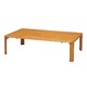 折れ脚テーブル(折りたたみローテーブル) 木製 幅120cm×奥行75cm 赤外線マウス使用可 【完成品】 - 縮小画像2