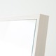 細枠ウォールミラー(壁掛け鏡) 木製/天然木/壁面/飛散防止加工ミラー/スリム/NK-5  幅22cm×高さ153cm 日本製 ホワイト(白) - 縮小画像4