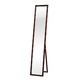 リビングスタンドミラー 色アソート 【NA×2・BR×2 枚セット】 木製 幅29cm×高さ150cm 木目/飛散防止加工/折りたたみ可/鏡/かがみ/NK-209 - 縮小画像3