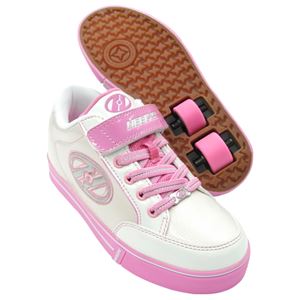 【ローラーシューズ】 HEELYS／ヒーリーズ／PULSE 778004K ホワイト／ピンク 23cm - 拡大画像