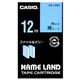 カシオ(CASIO) ネームランド エコテープカートリッジ 青に黒文字 12mm