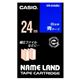 カシオ(CASIO) ネームランド エコテープカートリッジ 青に白文字 24mm