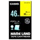 カシオ(CASIO) ネームランド エコテープカートリッジ 黄に黒文字 46mm