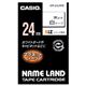 カシオ(CASIO) ネームランド マグネットテープ 白に黒文字 24mm