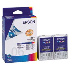 【純正品】 エプソン（EPSON） インクカートリッジ カラー 型番：IC5CL06 単位：1個 - 拡大画像