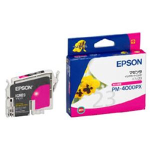 【純正品】 エプソン(EPSON) インクカートリッジ マゼンタ 型番:ICM23 単位:1個 商品画像