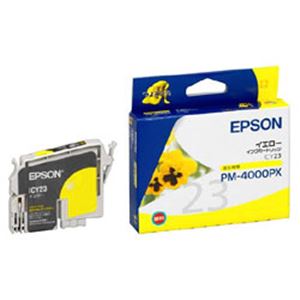【純正品】 エプソン(EPSON) インクカートリッジ イエロー 型番:ICY23 単位:1個 商品画像
