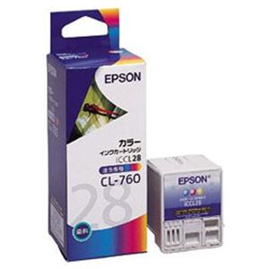 【純正品】 エプソン（EPSON） インクカートリッジ カラー 型番：ICCL28 単位：1個 - 拡大画像