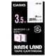 カシオ(CASIO) ネームランド エコテープカートリッジ 透明に黒文字 3.5mm