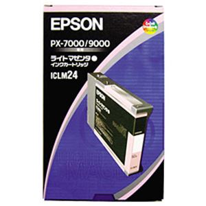【純正品】 エプソン（EPSON） インクカートリッジ 色：ライトマゼンタ 型番：ICLM24 単位：1個 - 拡大画像