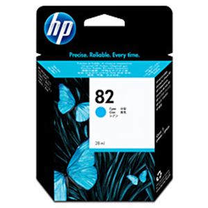 【純正品】 HP インクカートリッジ シアン 型番：C4911A（HP82） 単位：1個 - 拡大画像