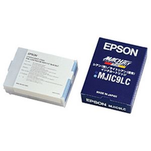 【純正品】 エプソン（EPSON） インクカートリッジ ライトシアン 型番：MJIC9LC 単位：1個 - 拡大画像