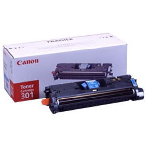 【純正品】 キヤノン（Canon） トナーカートリッジ 色：シアン 型番：カートリッジ301（C） 印字枚数：4000枚 単位：1個 - 拡大画像