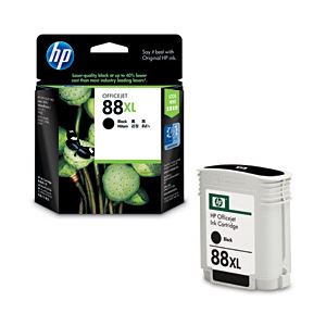 【純正品】 HP インクカートリッジ 黒 型番：C9396A（HP88） 単位：1個 - 拡大画像