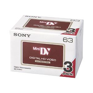 ソニー デジタルHD録画用ミニDVカセット 3巻入 商品画像